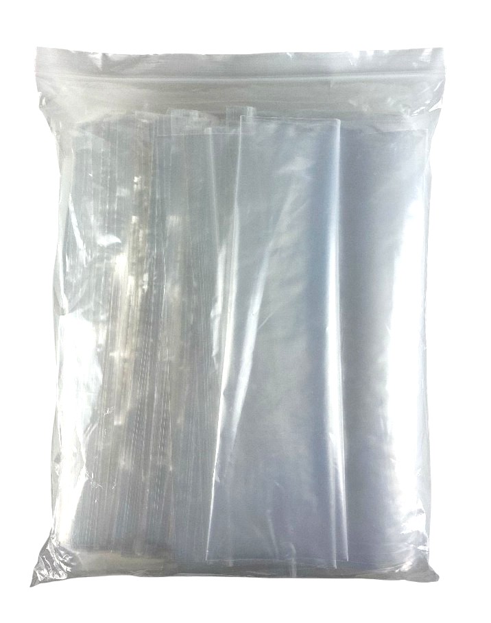 x100 sacs refermable ligne blanc medium 40cmx32cm
