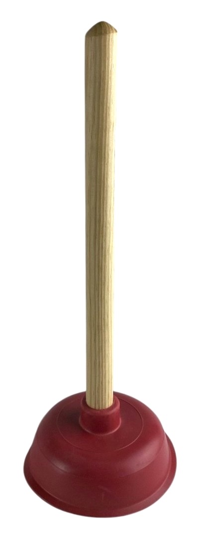 ontstopper steel hout 40cm dia 15cm