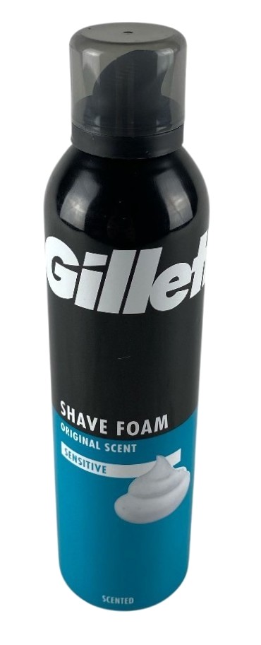 gillette shave foam 300ml sensitive skin