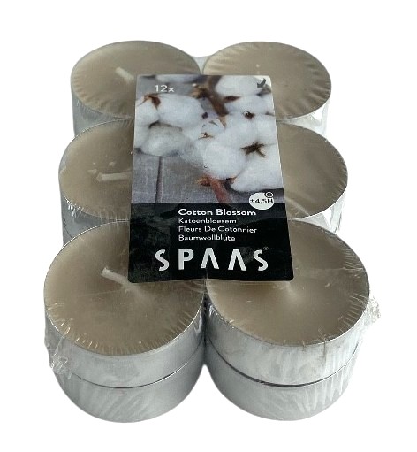theelichten spaas geur x12 cotton promo