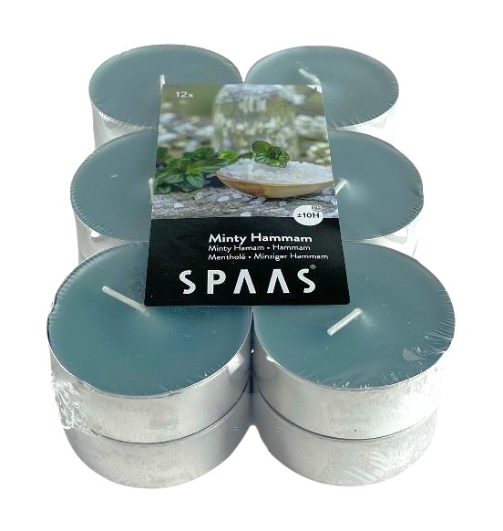 bougeoirs maxi s-12 spaas minty hammam promo