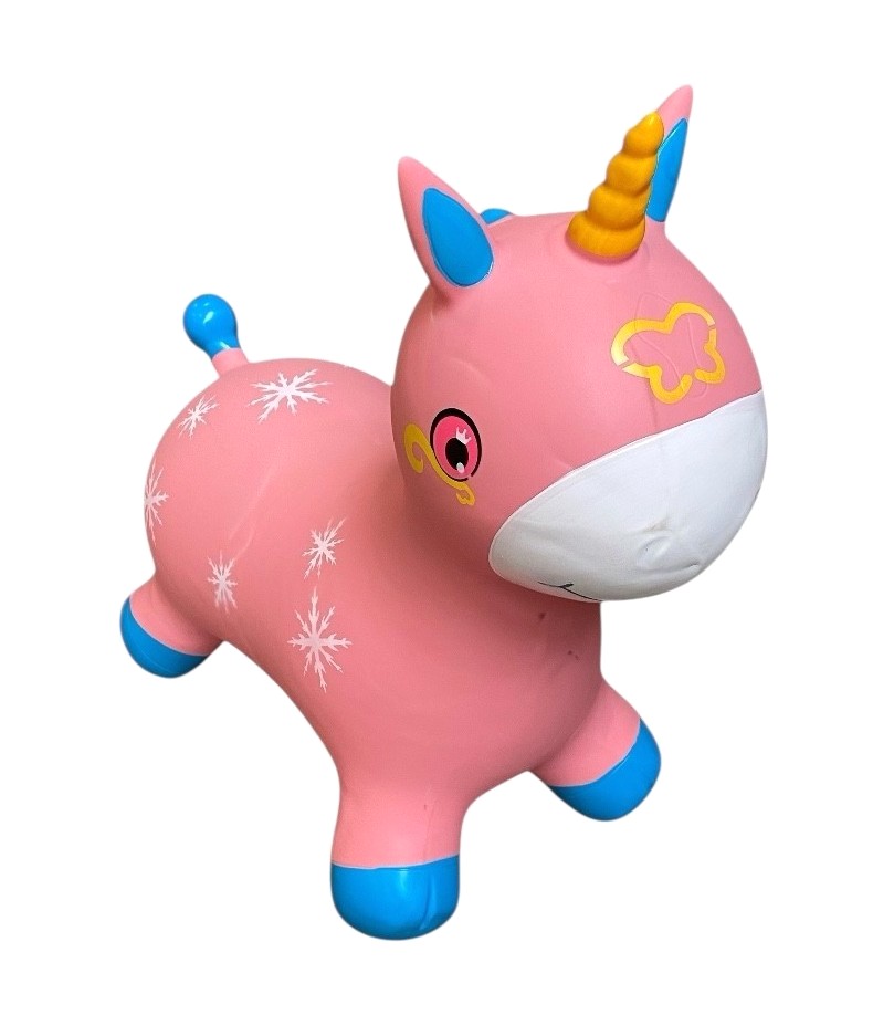 balle skippy plastique licorne 65cm-60cm