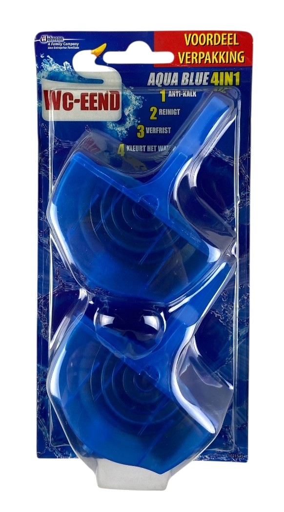 wc eend 2x40gr 4in1 bloc eau blue
