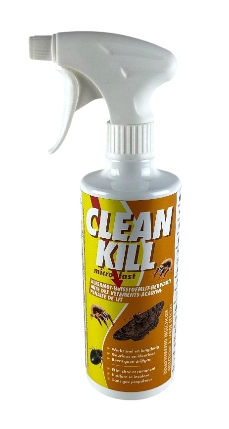 clean-kill spray micro-fast kleermot 500ml
