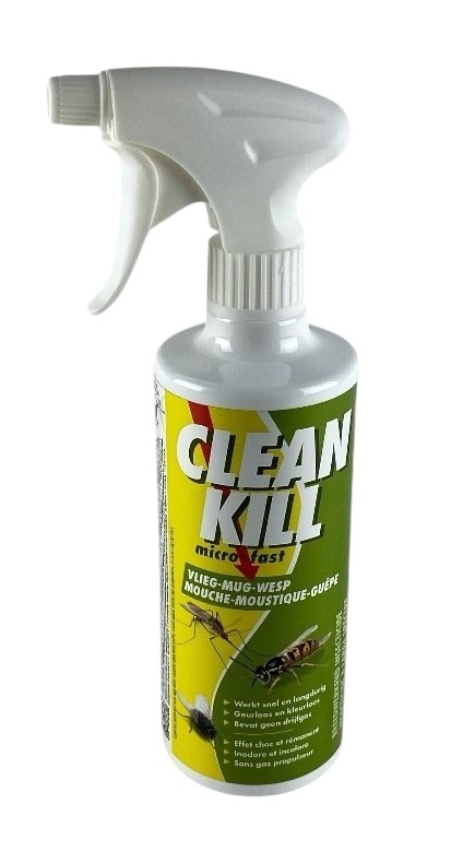 clean-kill spray micro-fast vlieg-mug-wesp 500ml