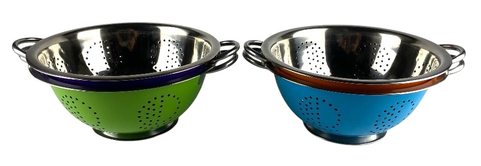 vergiet inox 28cm kleuren ass promo