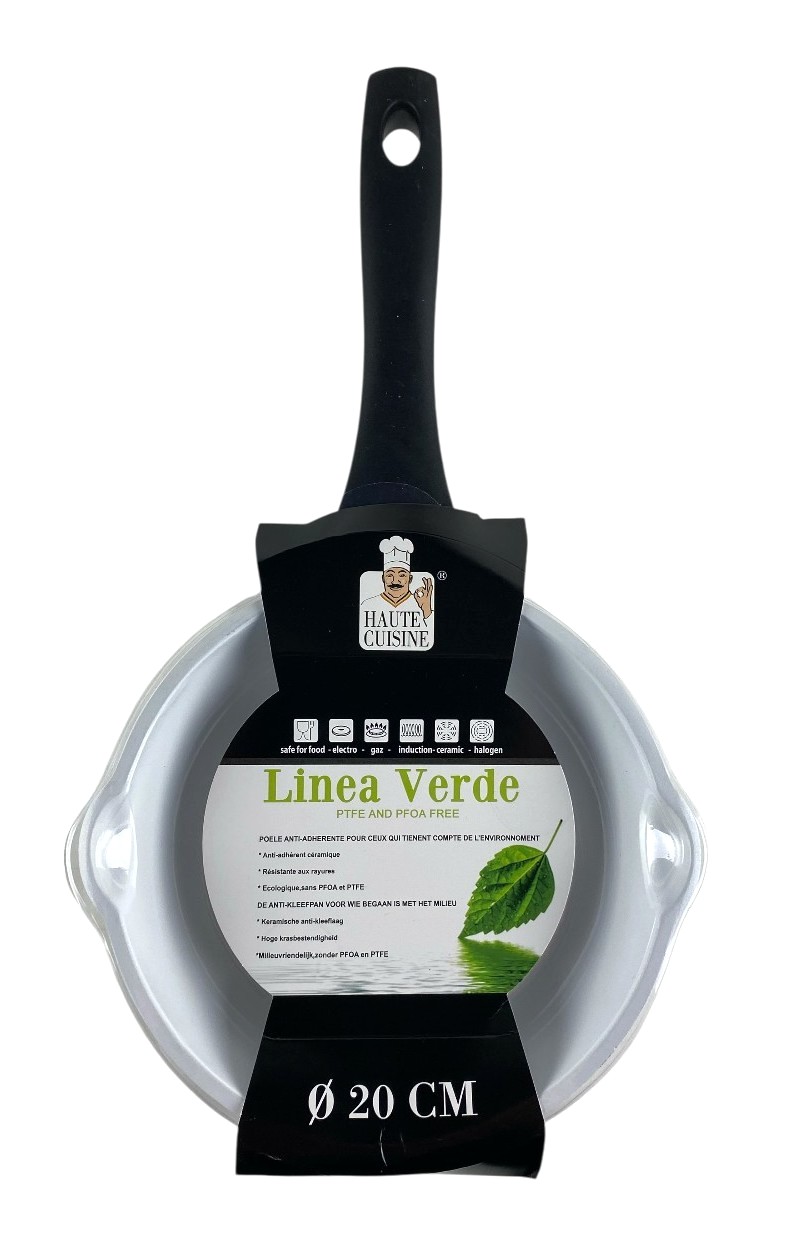 poele a frire 20cm blanc haute cuisine promo