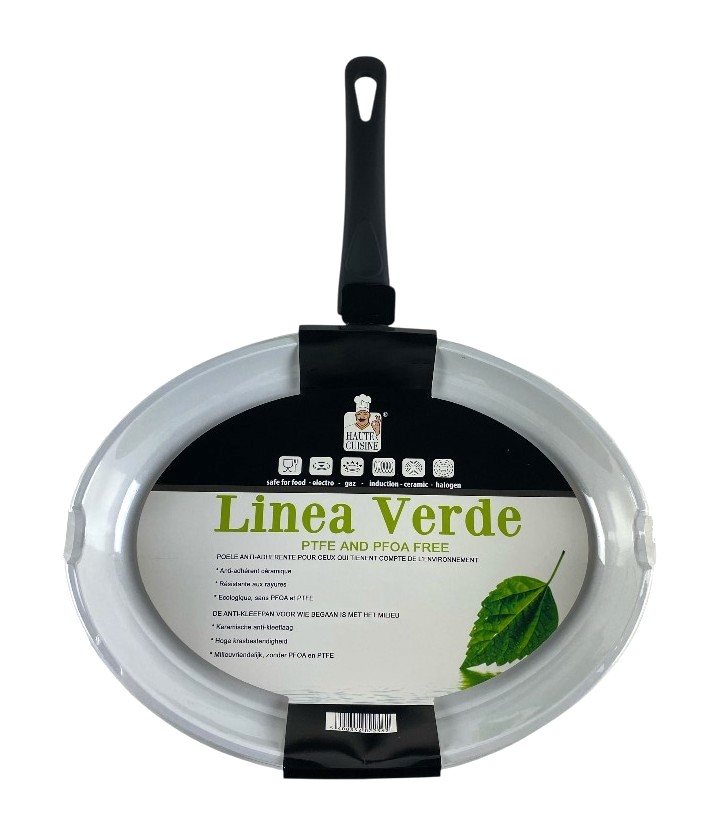 poele a frire oval 40cm blanc haute cuisine promo stockverkoop keukengerei