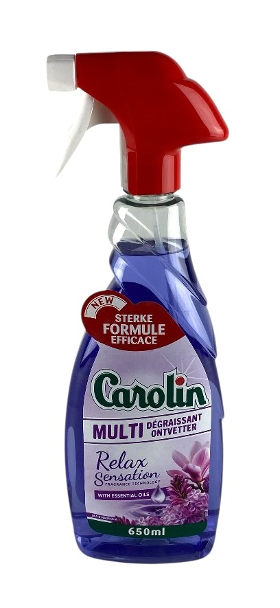 carolin spray 650ml degraissant relax sensation