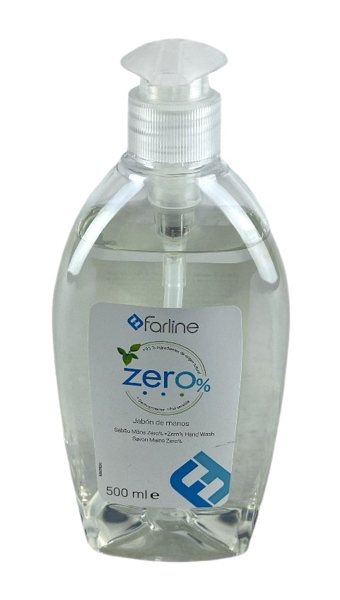 savon pompe 500ml zero promo + etiket
