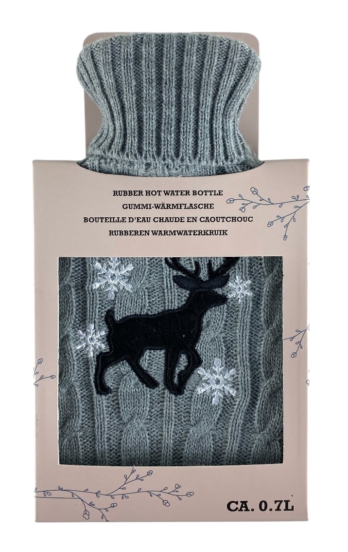 bouteille deau chaude en caoutchouc 1l