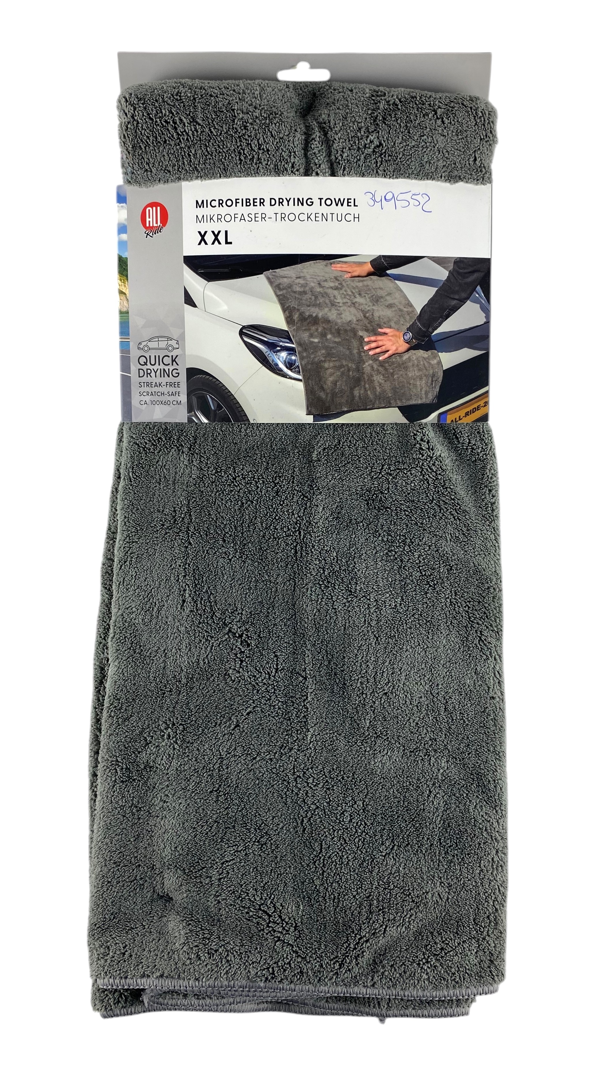 carwash chiffon de sechage micro xxl 100x60cm 500g