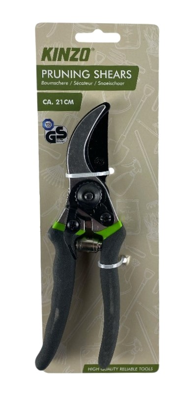 secateur 21cm kinzo 21x5.5x2.5cm