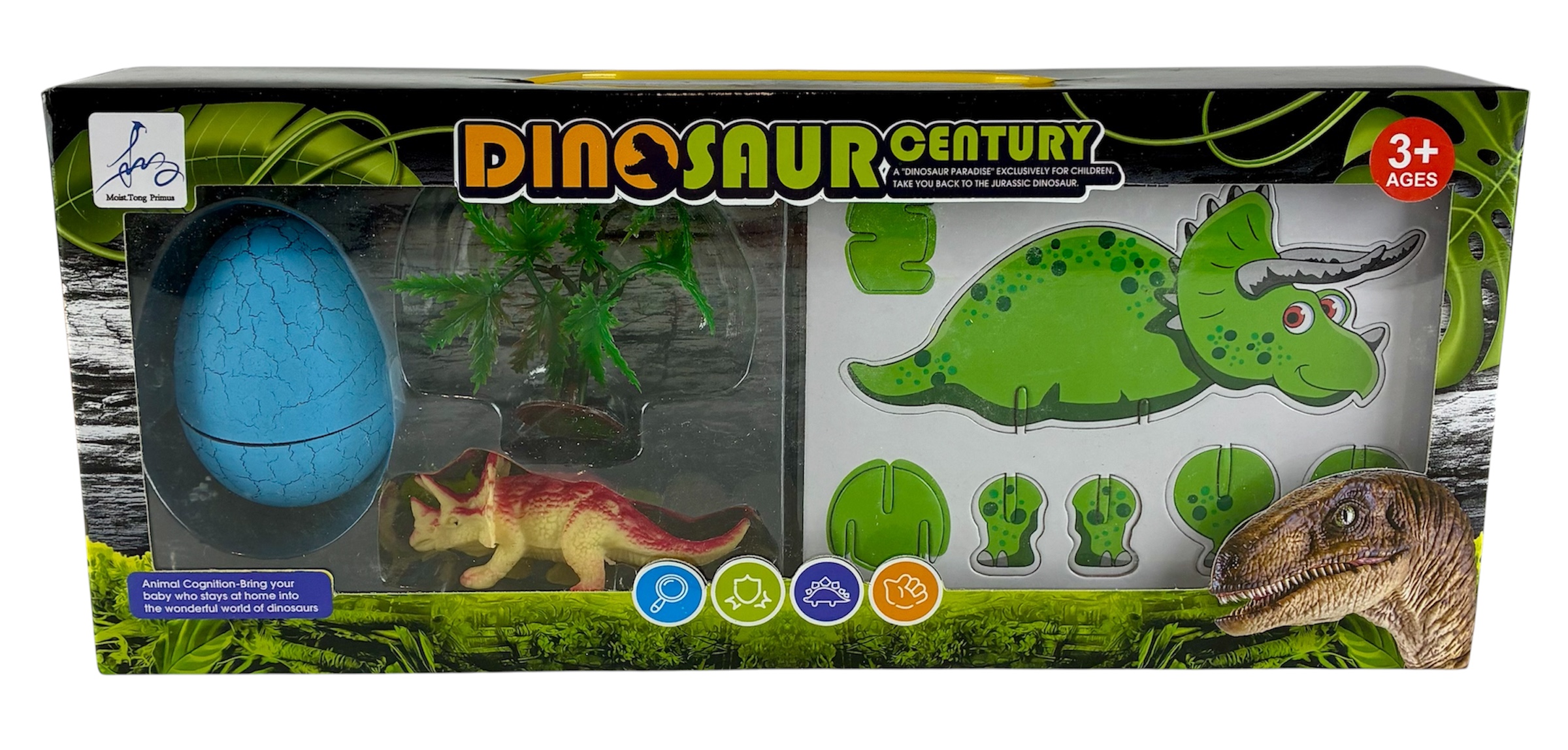 dino puzzle set ass