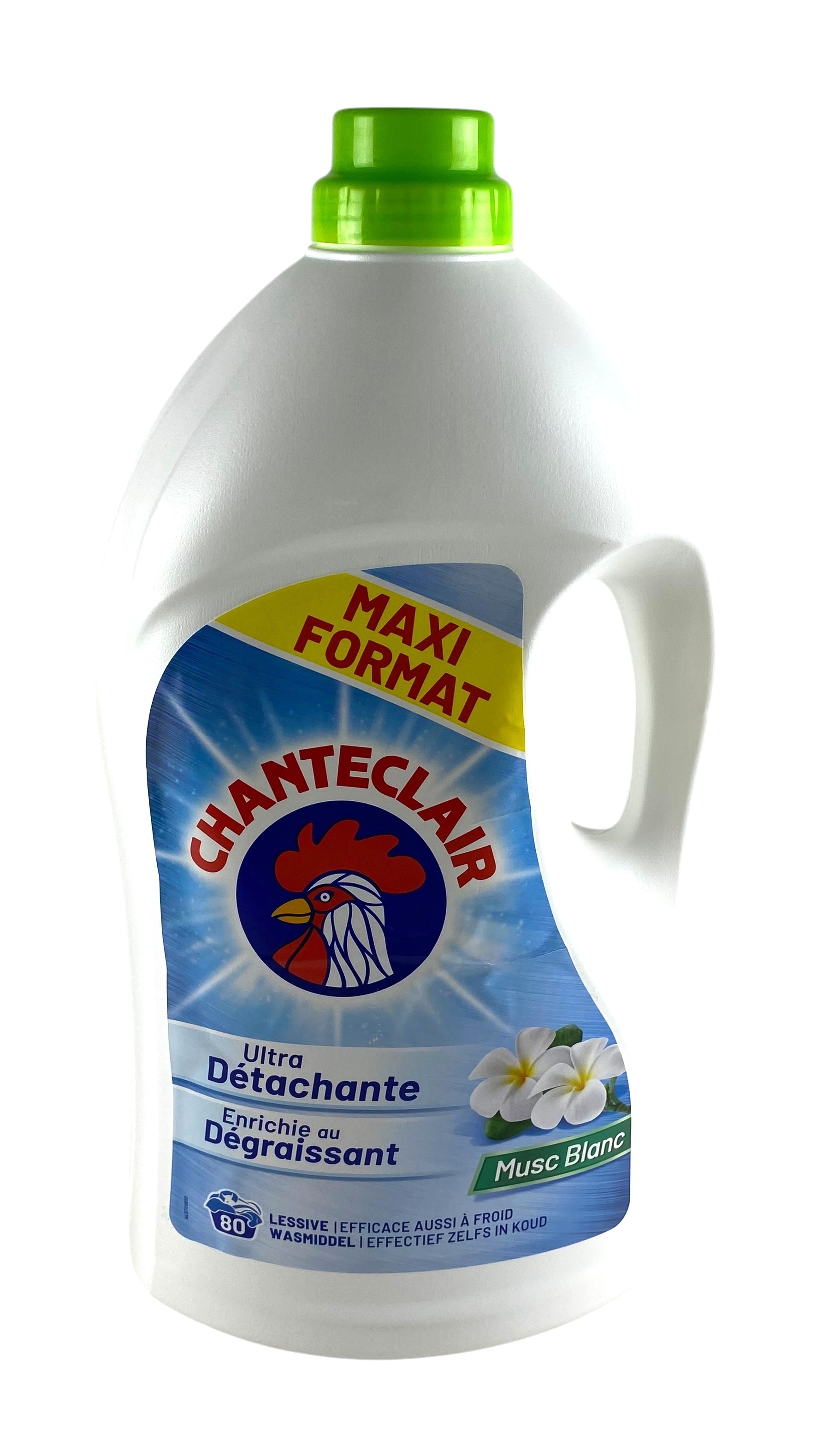 liquide lessive 80sc chantelair 3.6l musc blanc