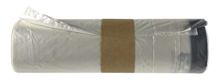 x20 sacs poubelle 110ltr a-bande 29 mu transparant
