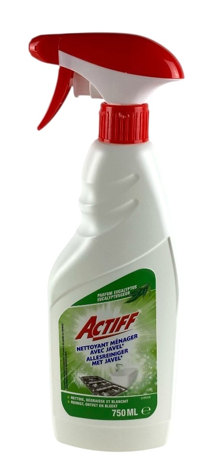 actiff allesreiniger + javel eucalyptus 750ml