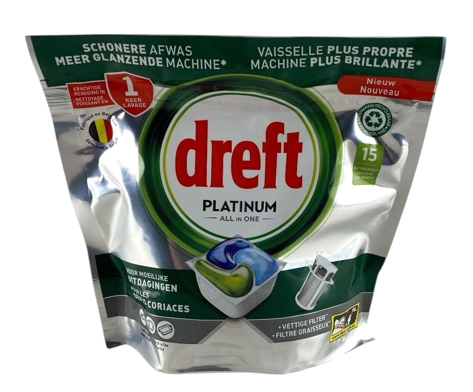 dreft platinum all in one 15 tabs original