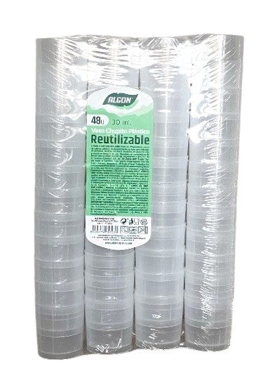 verres 3cl x48 recycle algon stockverkoop biobright/composteerbaar