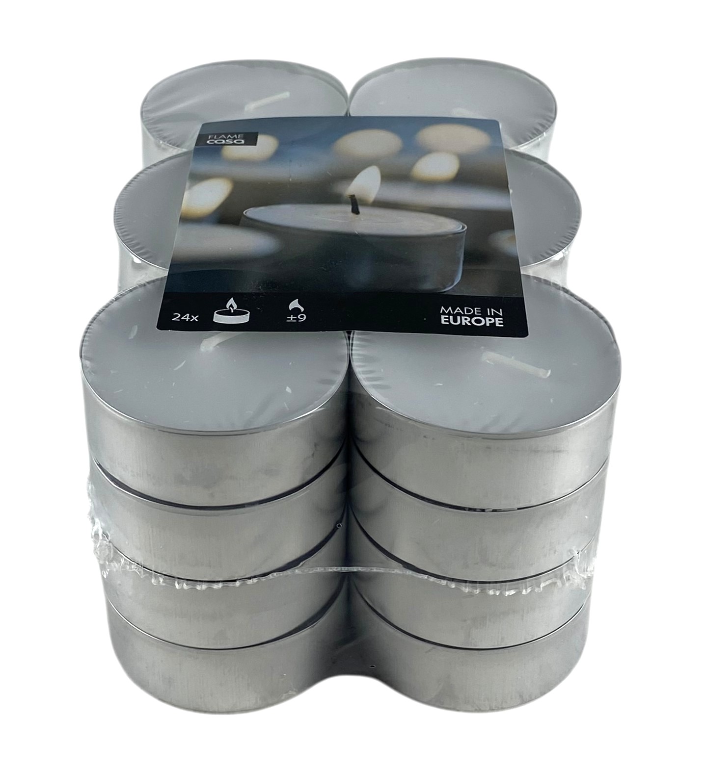 zak-24 9h maxi theelichten casa flame promo stockverkoop aanbiedingen