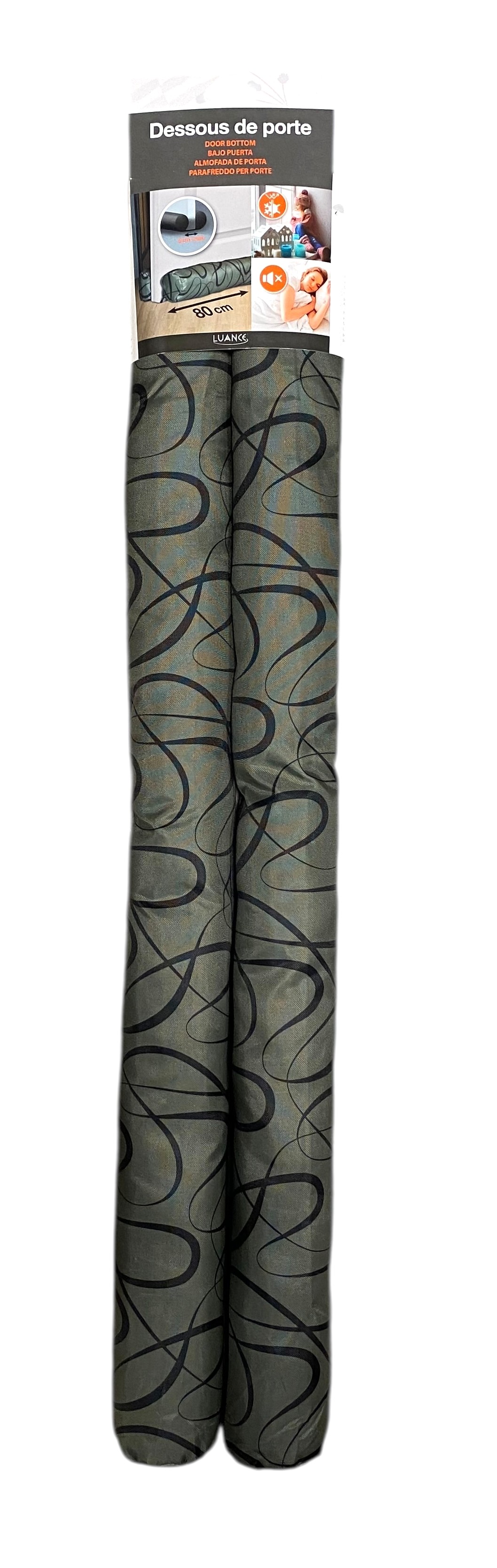 tochtlat 80cm groen design