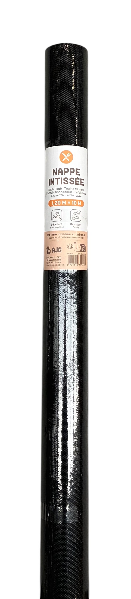 papier table 10mx1.2m noir stockverkoop papier/karton