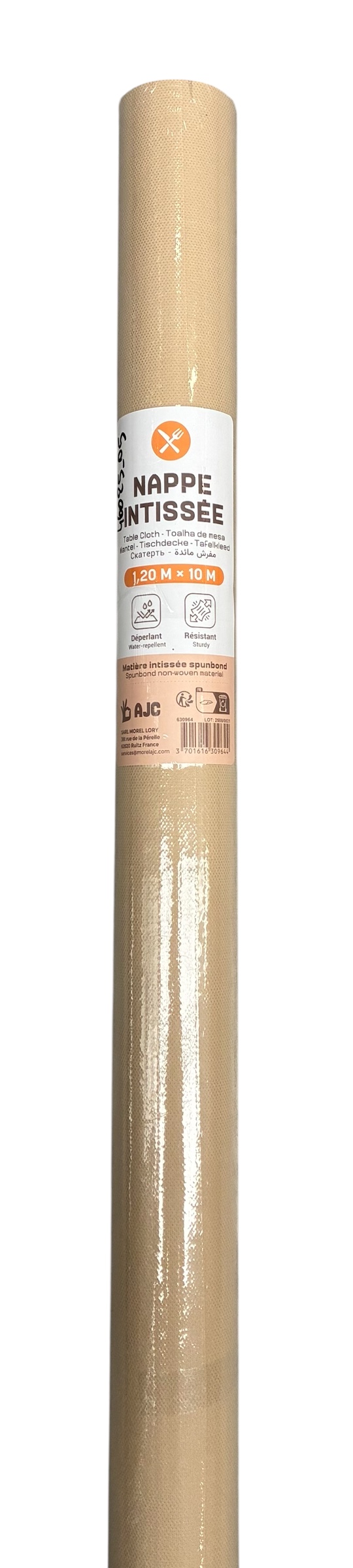 tafelpapier 10mx1.2m beige stockverkoop papier/karton