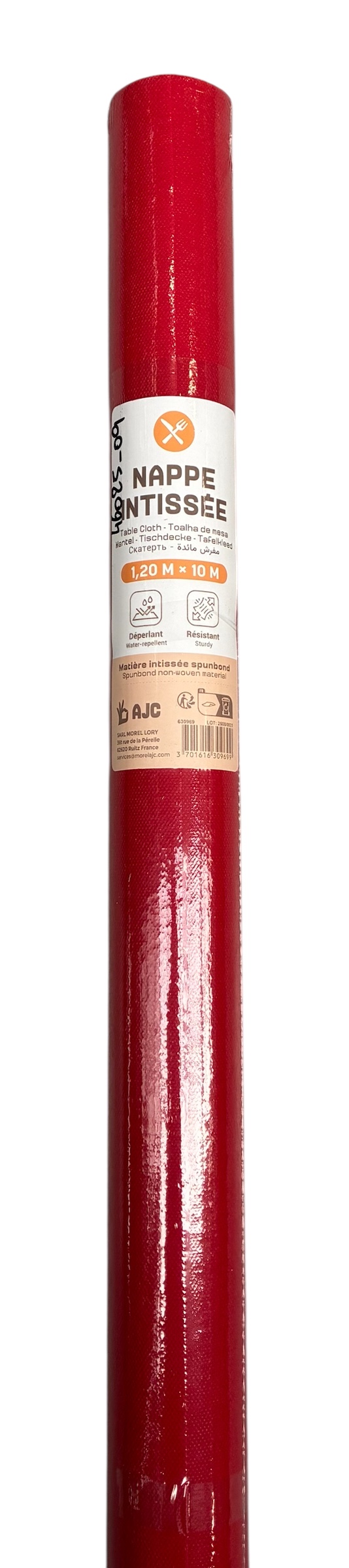 tafelpapier 10mx1.2m rood stockverkoop papier/karton