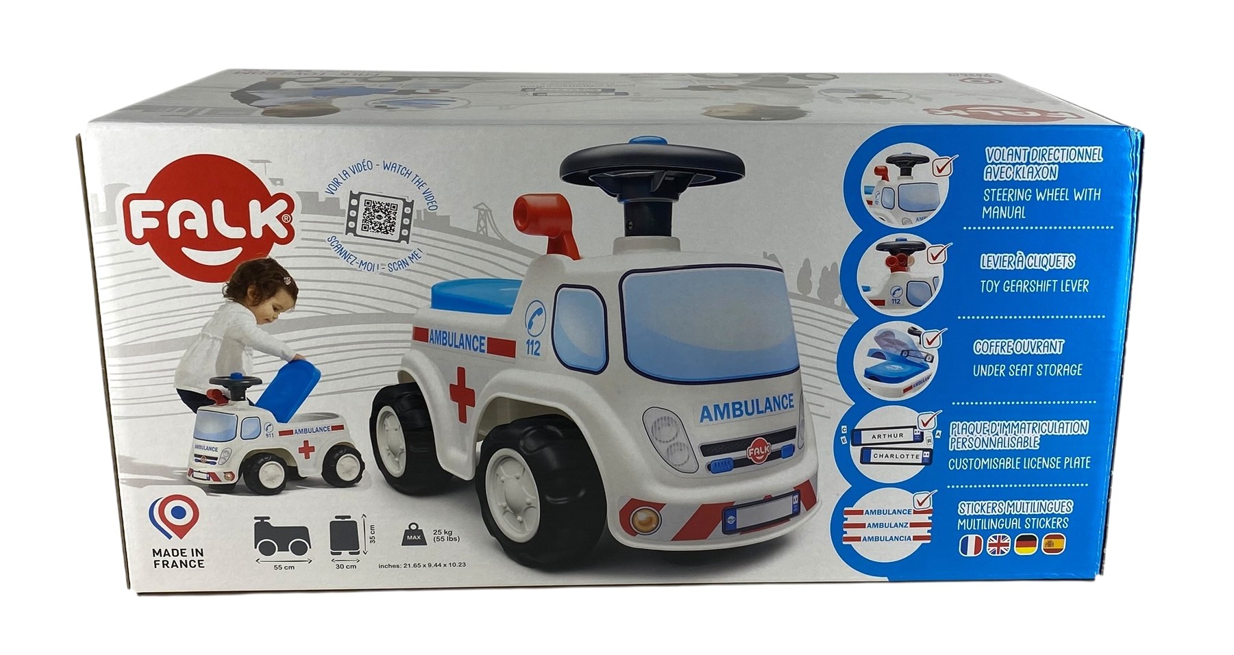 loopauto porteur ambulance