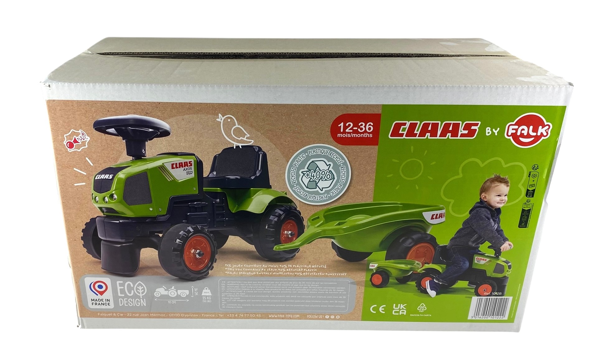 porteur+remorque tracteur claas