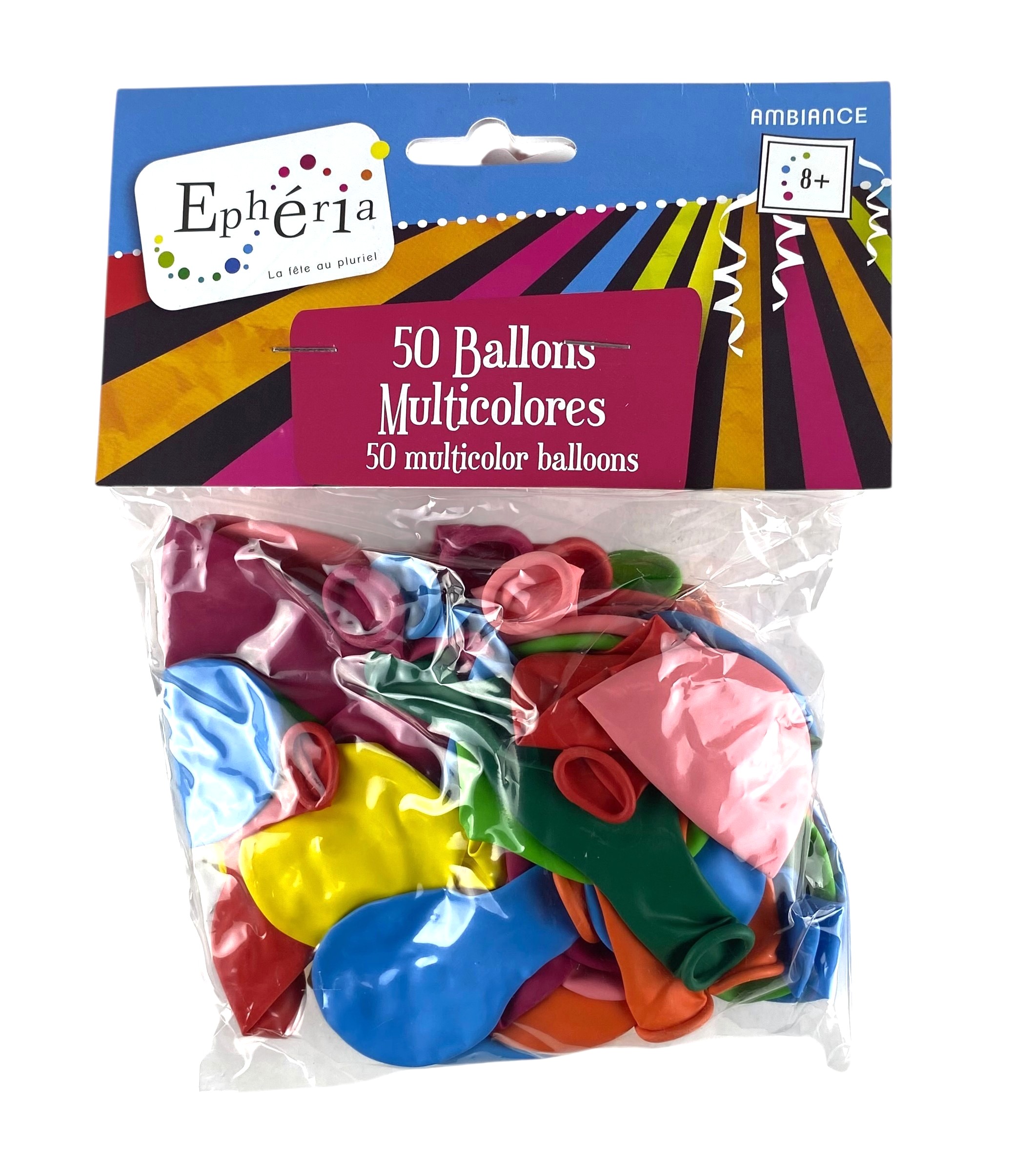 x50 ballons ass in zakje promo stockverkoop party artikelen