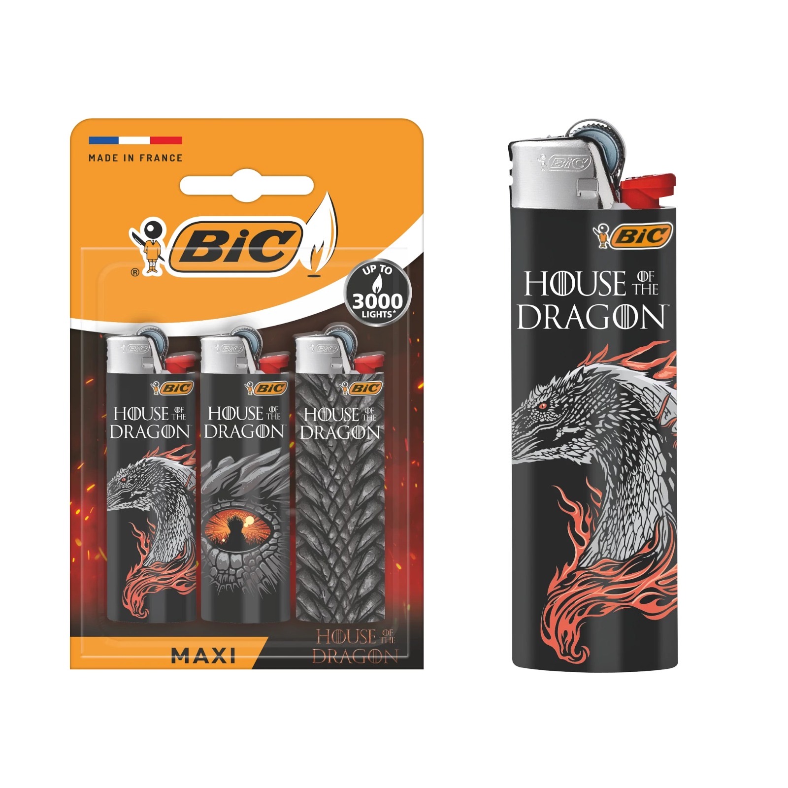 bic aansteker s-3 promo j26 house of dragons display stockverkoop aanstekers+lucifers
