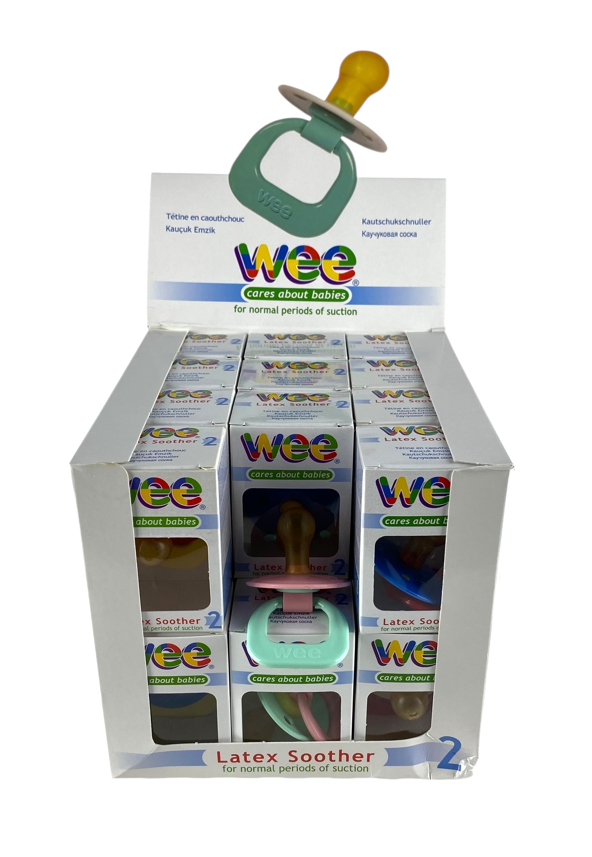 fopspeen wee latex 6-18m rond