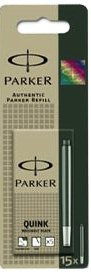 parker inktpatronen zwart 3x5