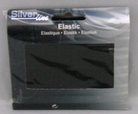elastiek labie 5m 20mm zwart