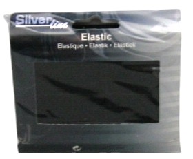 elastiek labie 5m 20mm zwart