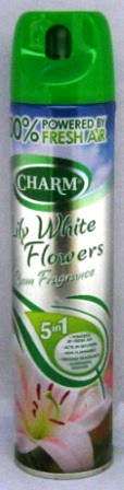 charm luchtverfrisser 240ml lily white flowers