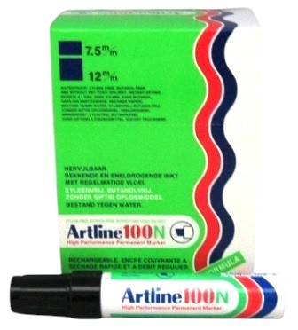 artline 100 - 12mm noir