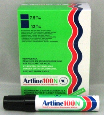 artline 100 - 12mm zwart