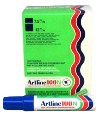 artline 100 - 12mm bleu