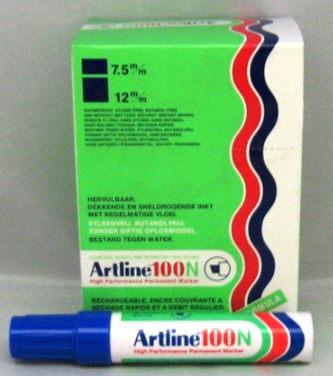 artline 100 - 12mm blauw