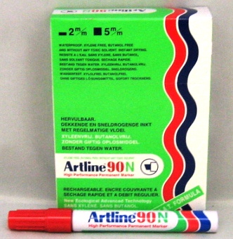 artline 90 - 4.5mm rood