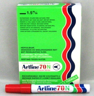 artline 70 - 1.5mm rood