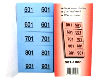 tombola-garderobeblok 501-1000 blauw