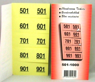 tombola-garderobeblok 501-1000 geel