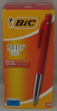 x50 bic clic m10 rouge