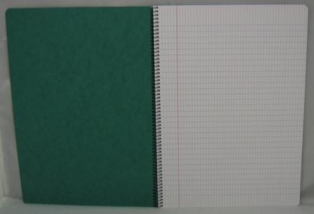 cahier spirale a4 commerc. 60p