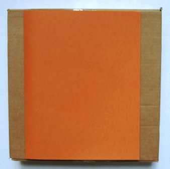 x50 fardes a4 glissiere en carton orange