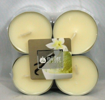 bougies chauffe-plat maxi odeur x8 8h vanille