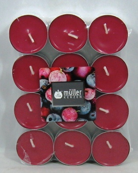 bougies chauffe-plat odeur x24 4h wild berries